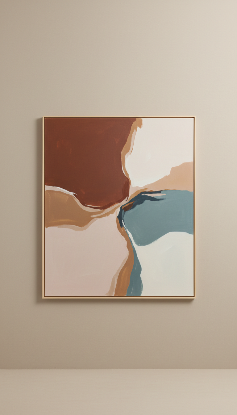 Original Abstract Canvas in Large Scale