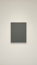 Minimalist Monochrome Canvas in Moss Gray
